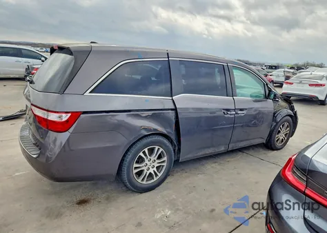 2012 Honda Odyssey Exl из США, поврежденный, VIN 5FNRL5H6XCB104442